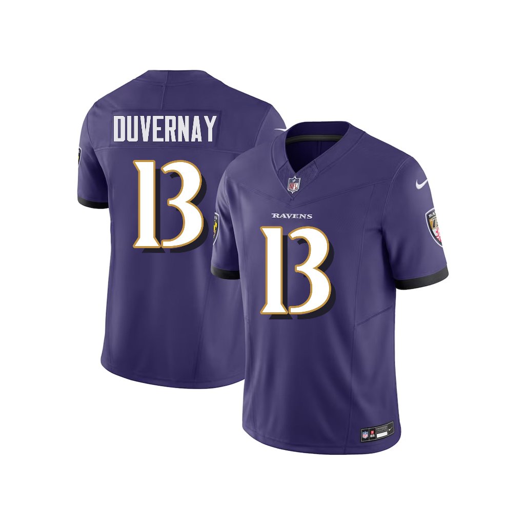 Baltimore Ravens Devin Duvernay Purple Vapor F.U.S.E. Limited Jersey